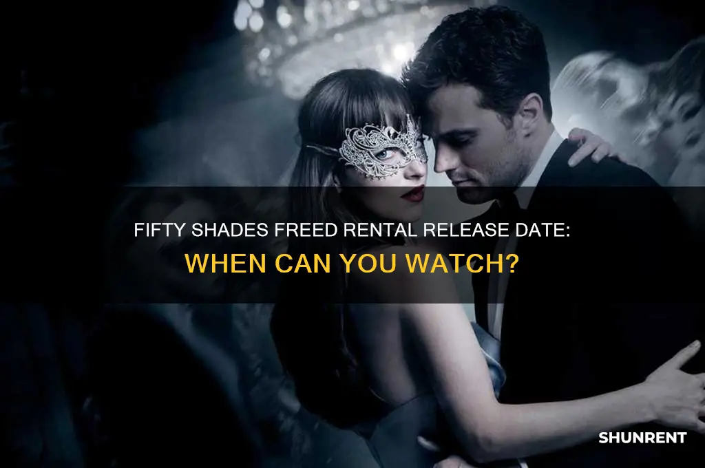 when is fifty shades freed available to rent