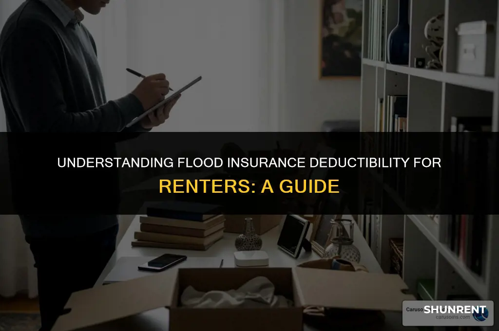 when is flood insurance deductible on rent