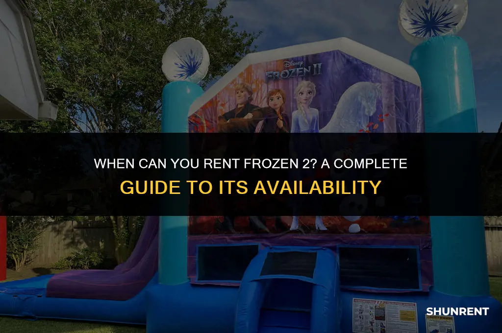 when is frozen two available to rent