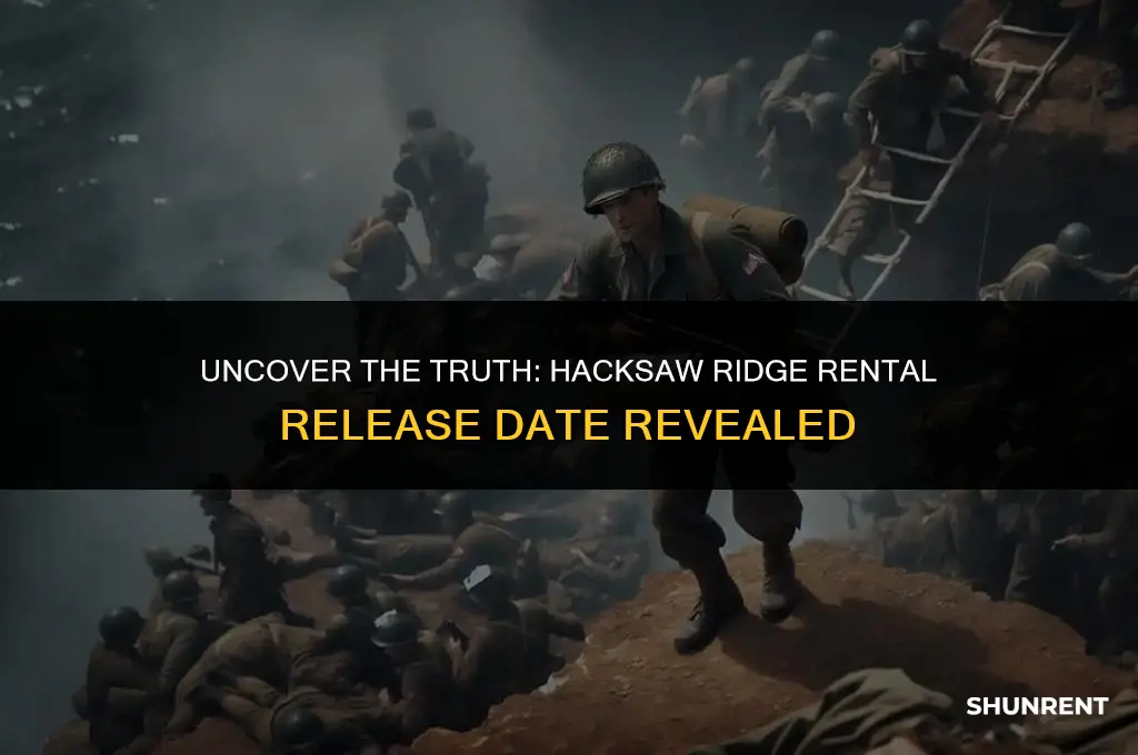 when is hacksaw ridge available to rent
