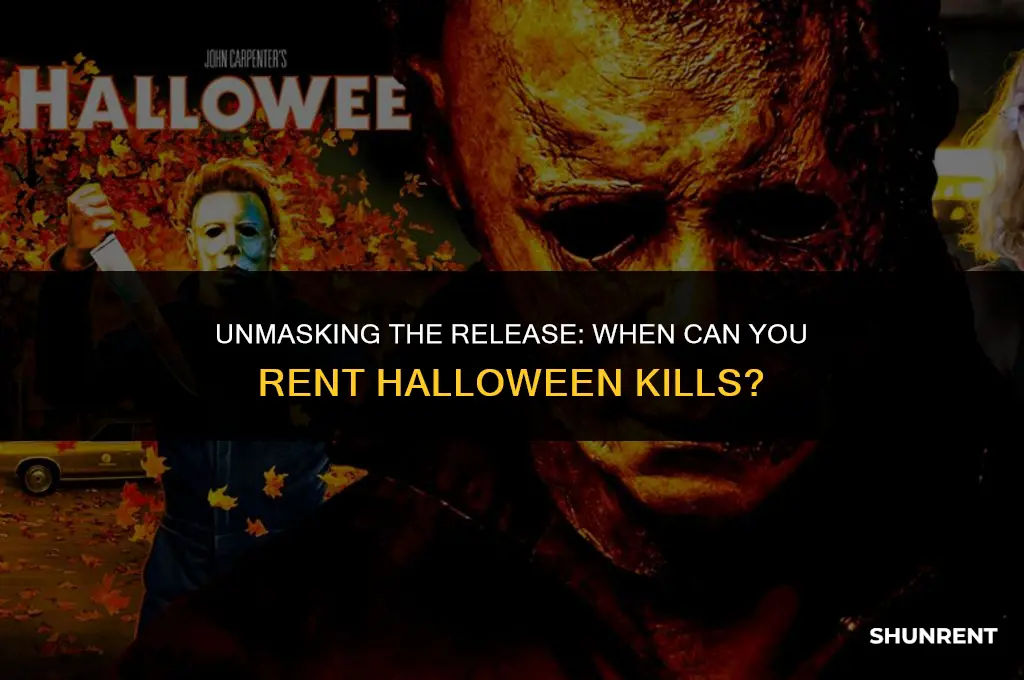 when is halloween kills available to rent