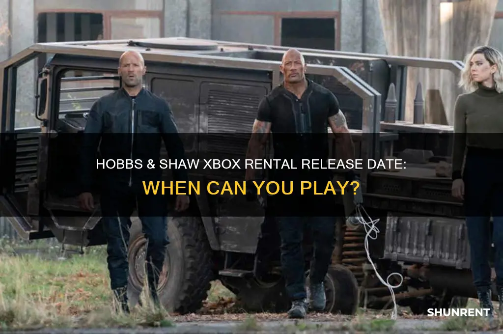 when is hobs shaw for rent on xbox