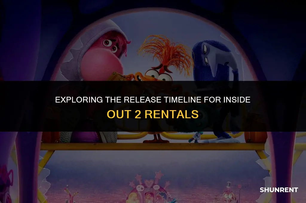 when is inside out 2 for rent