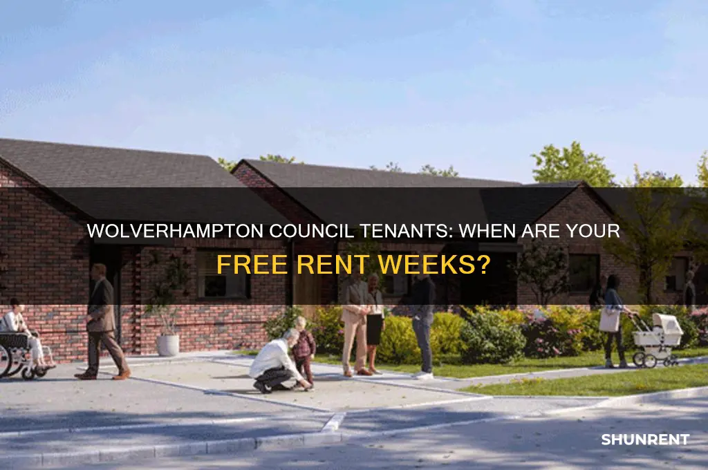when is it free rent weeks for council tenants wolverhampton