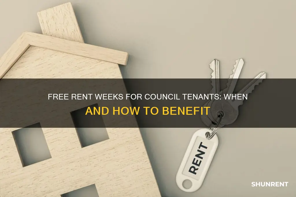 when is it free rent weeks for council tenants