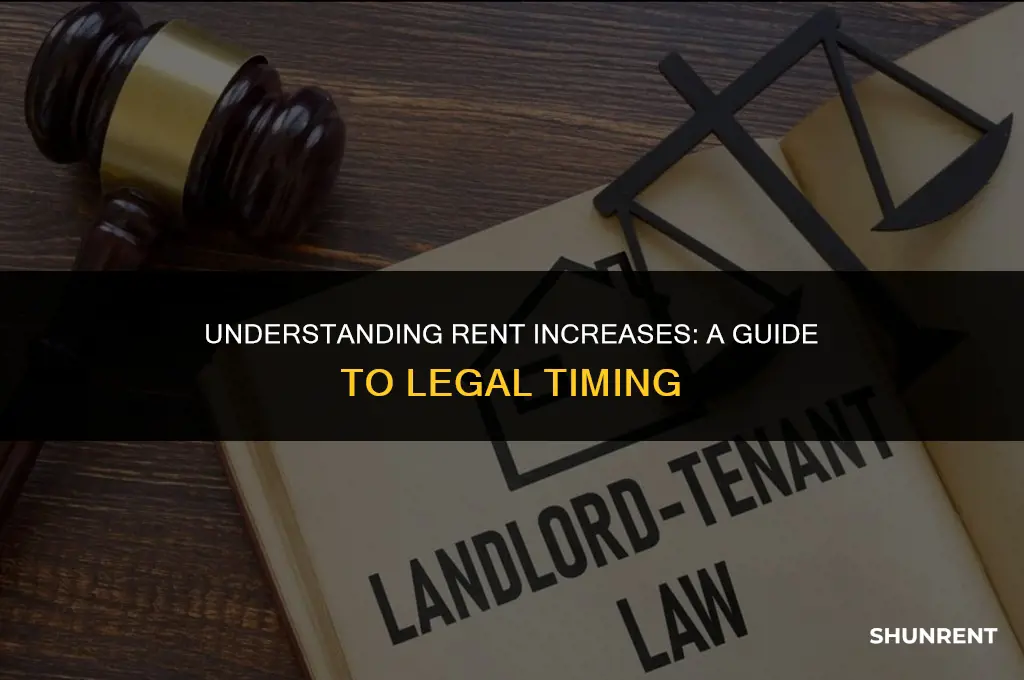 when is it legal to raise rent