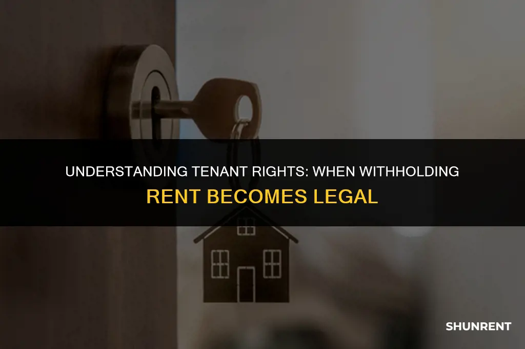 when is it legal to withhold rent