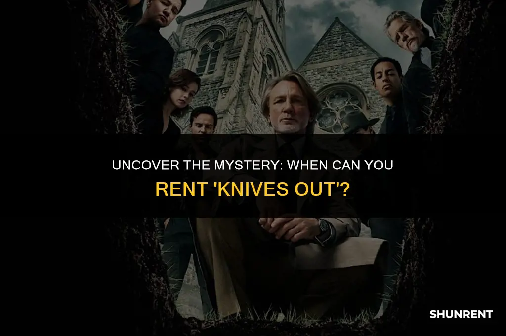 when is knives out available to rent