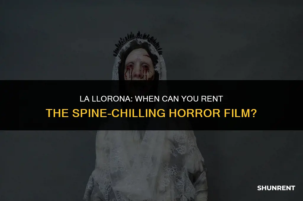 when is la llorona available for rent