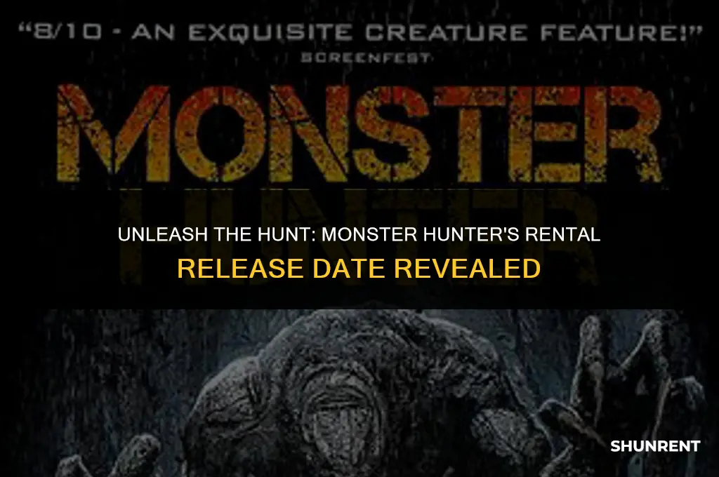 when is monster hunter available to rent