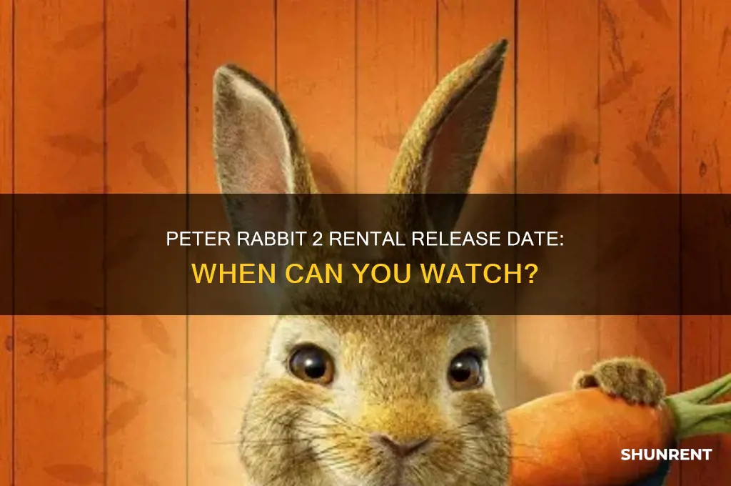 when is peter rabbit 2 available to rent