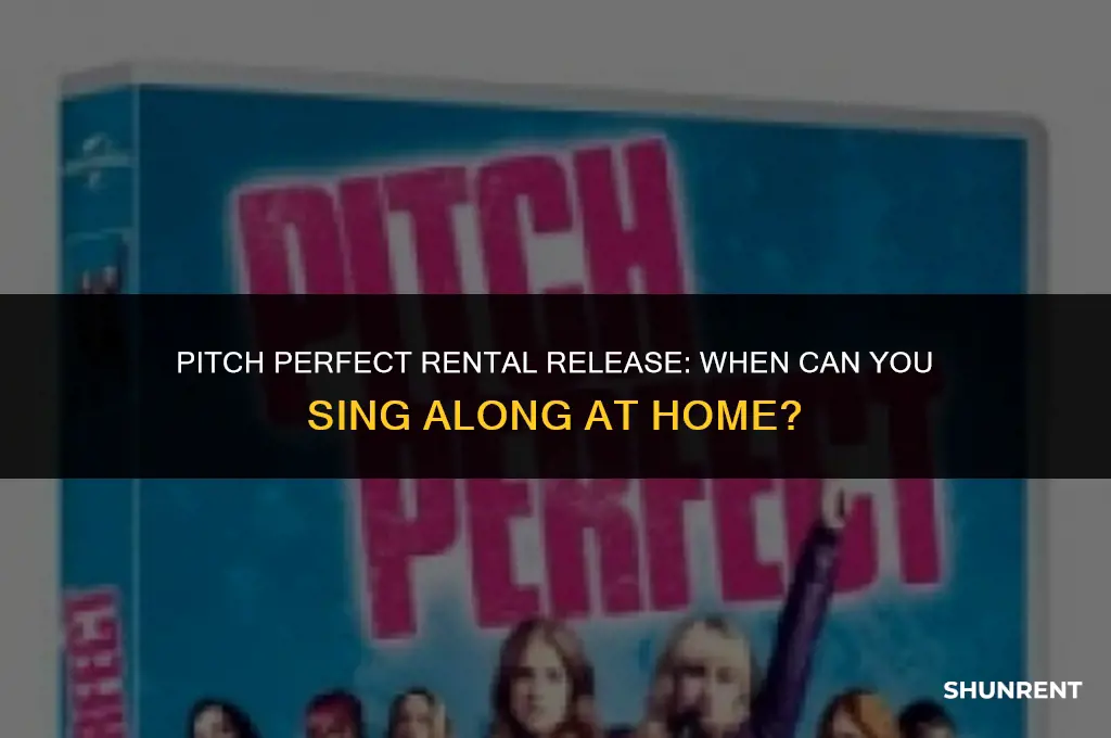 when is pitch perfect out for rent