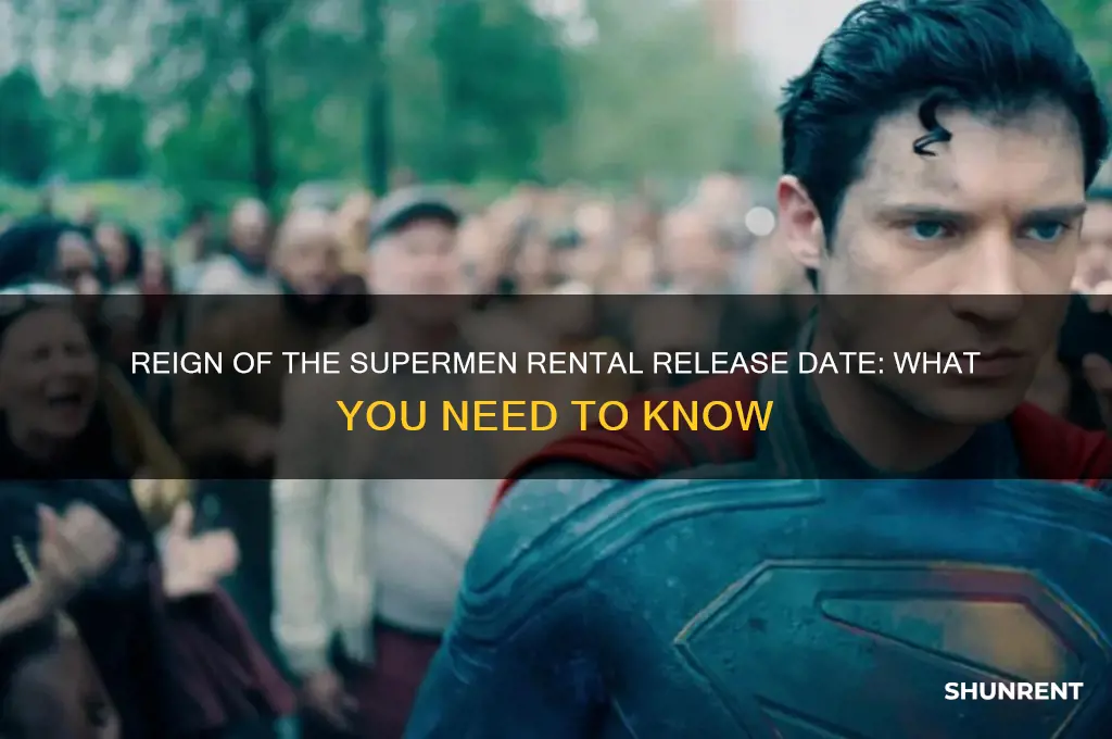 when is reign of the superman available for rent