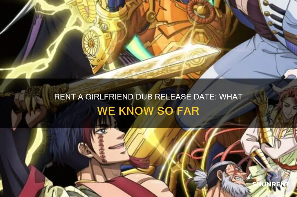 when is rent a girlfriend dub coming out