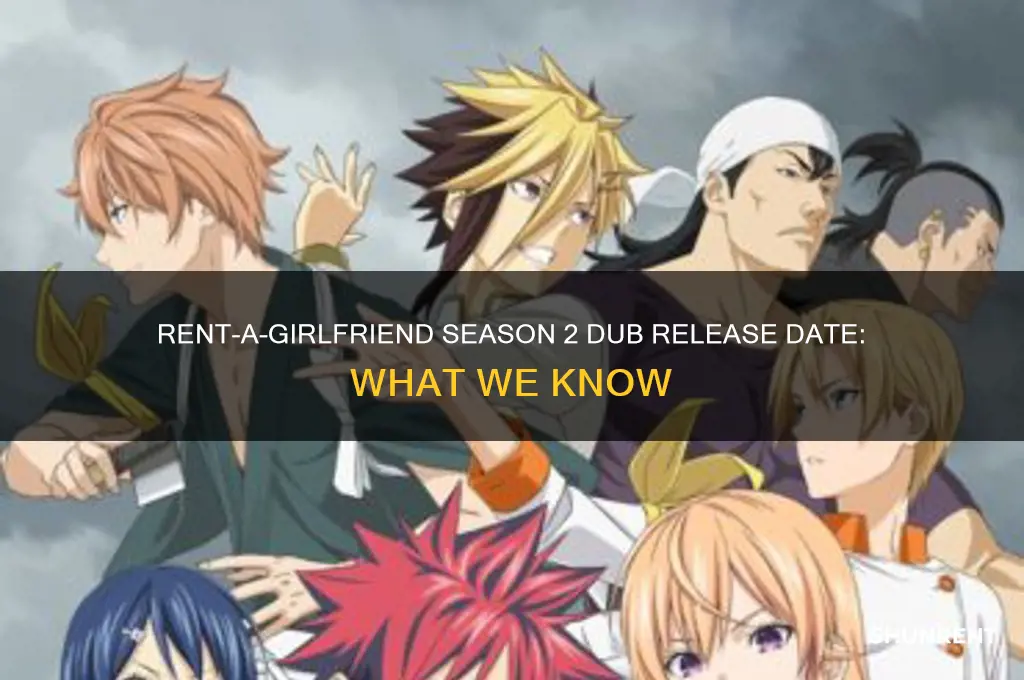 when is rent a girlfriend season 2 dub