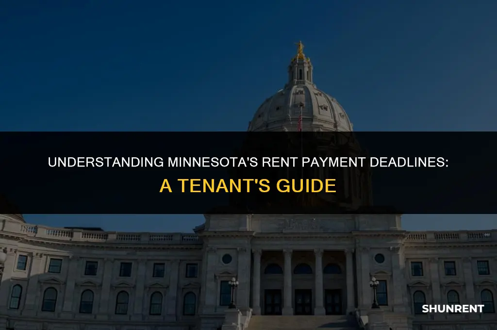 when is rent considered late in mn