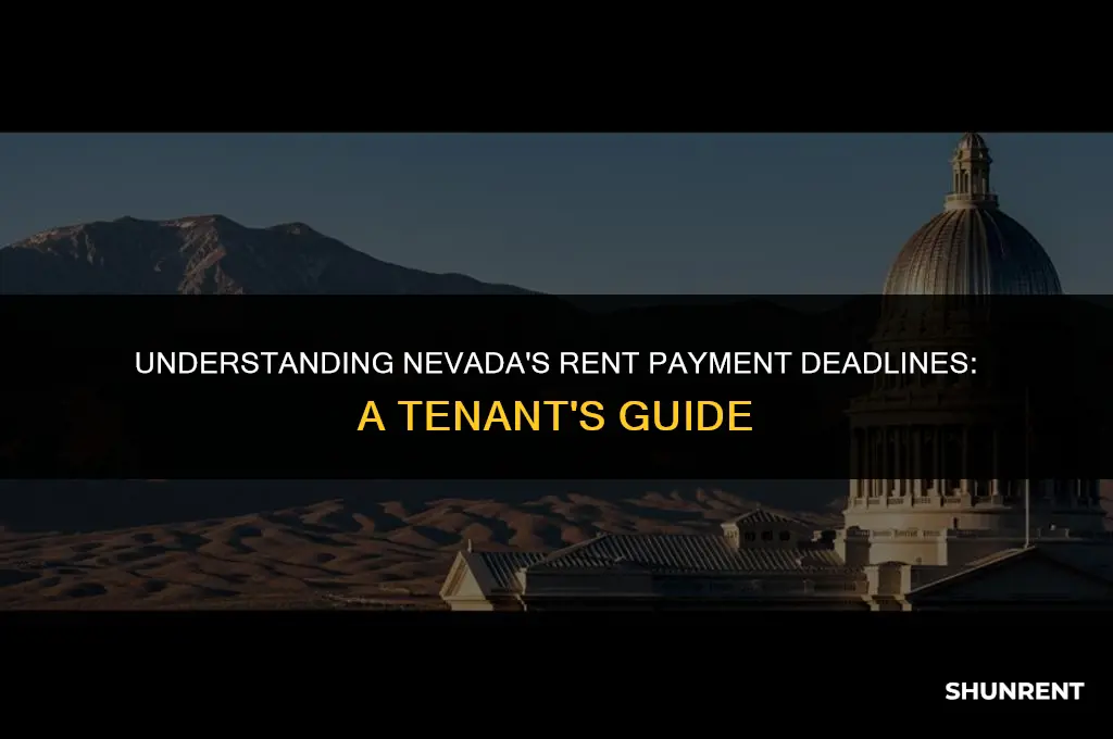 when is rent considered late in nevada