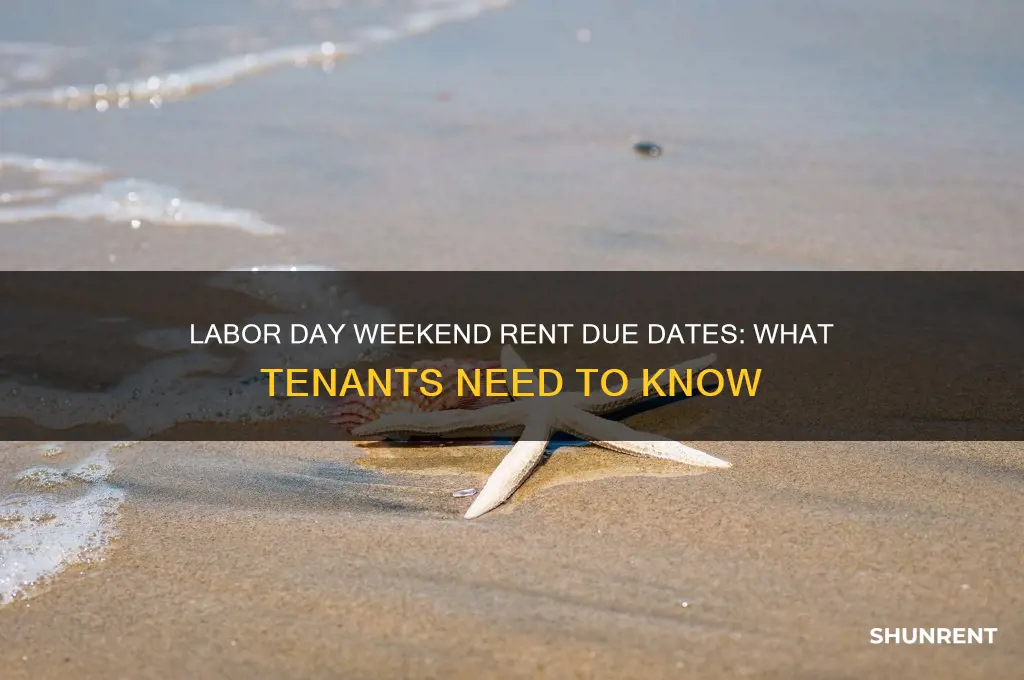 when is rent due for labor day weekend