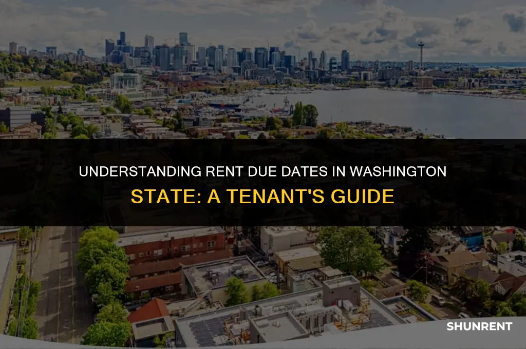 when is rent due in washington state