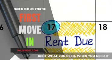 Rent Due Dates: First Move-In
