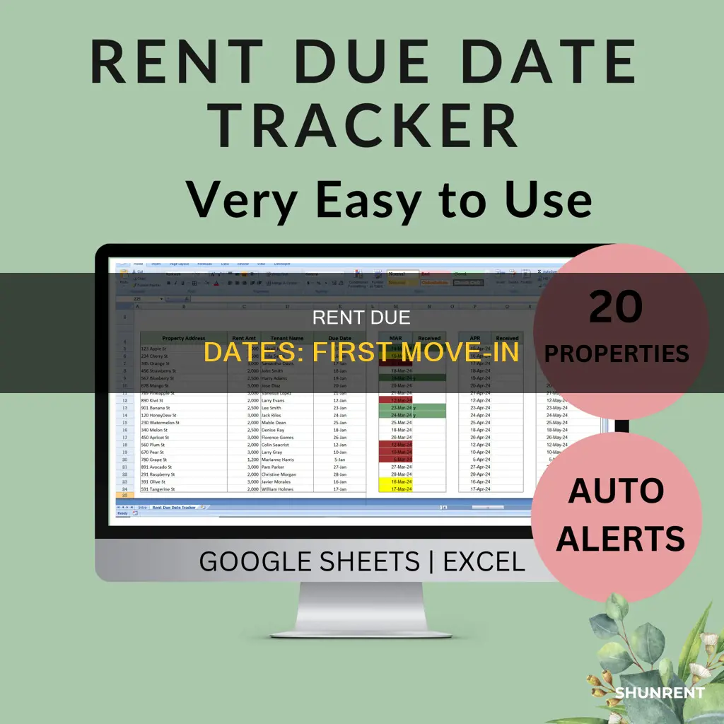 when is rent due when you first move in