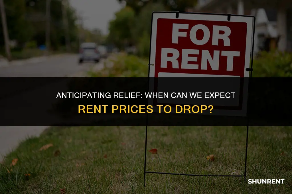 when is rent expected to go down