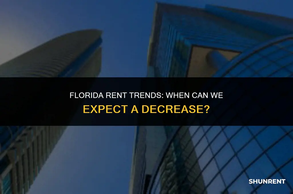 when is rent going down in florida