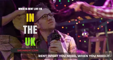 Rent Live UK: When and Where to Watch the Musical
