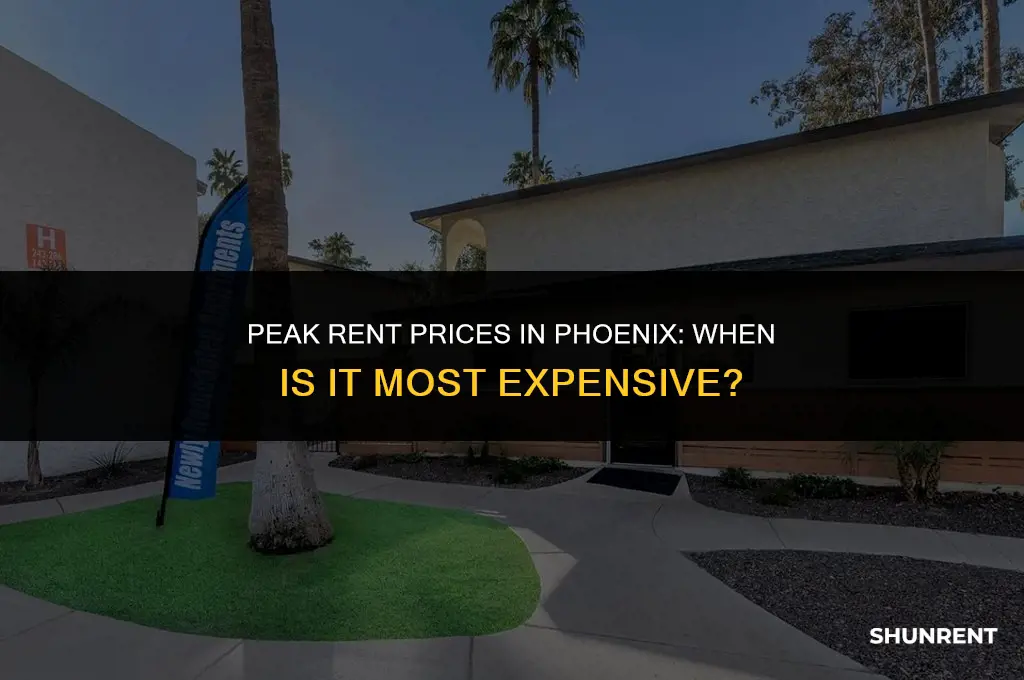 when is rent most expensive in phoenix