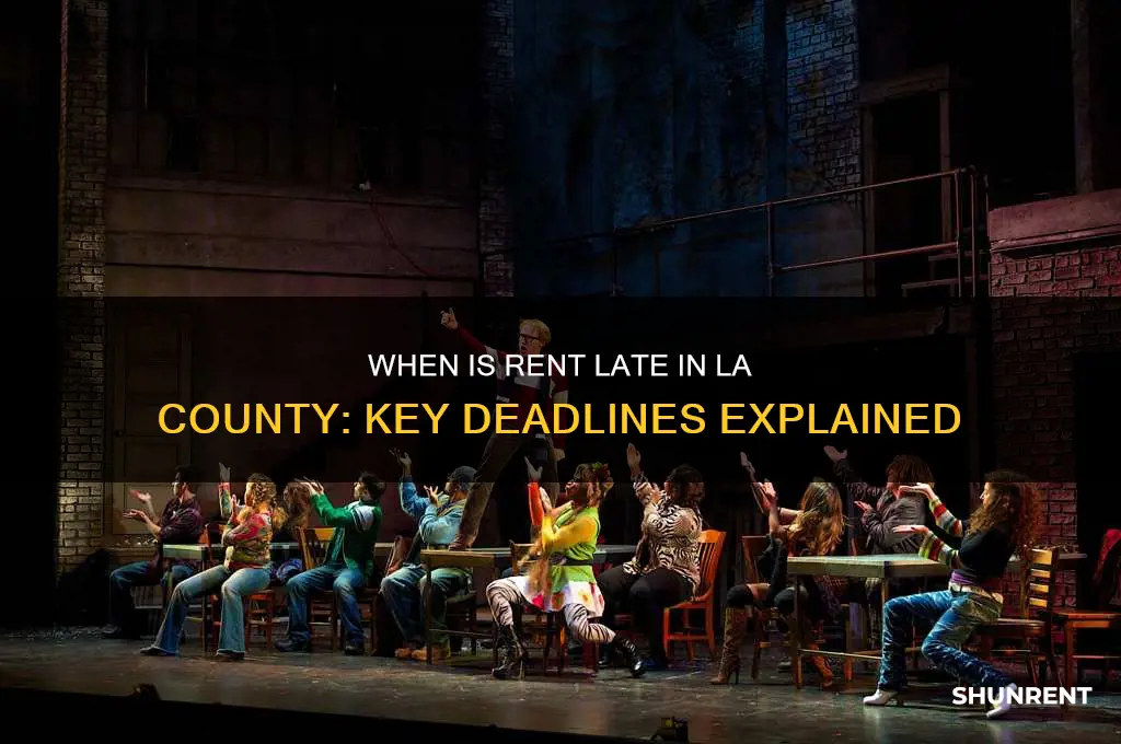 when is rent payment late in los angeles county