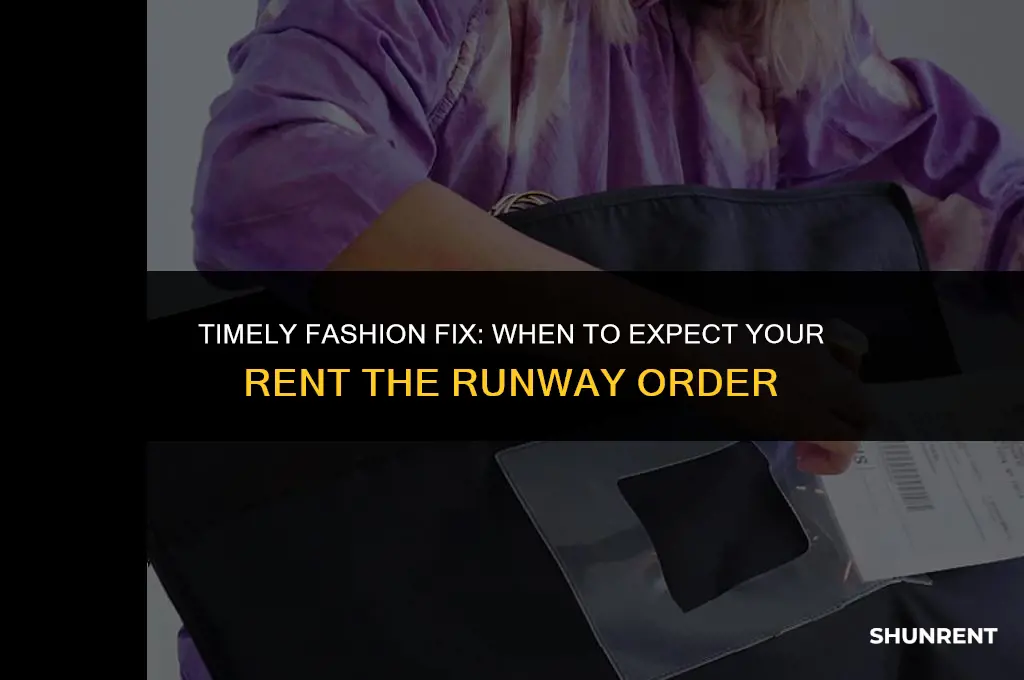 when is rent the runway delivered by