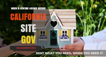 When Do You Need a Renting License in California?