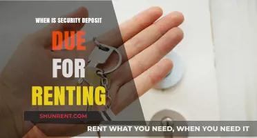Navigating Rental Agreements: When Is Your Security Deposit Due?