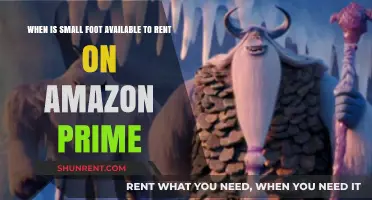 Smallfoot Rental Release Date: Amazon Prime Availability Guide