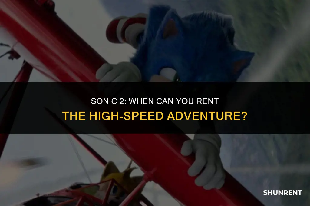 when is sonic 2 available for rent