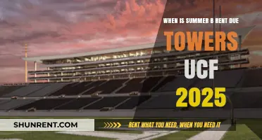 UCF Towers Summer B 2025 Rent Due Date Guide