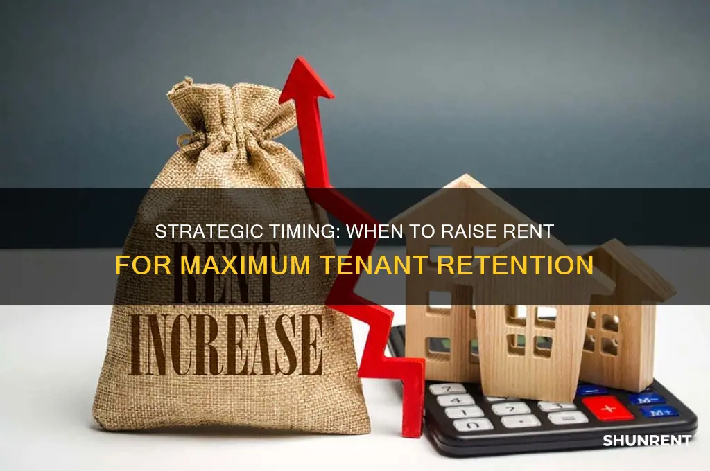 when is the best time to raise rent