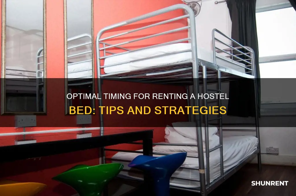 when is the best time to rent a hostel bed