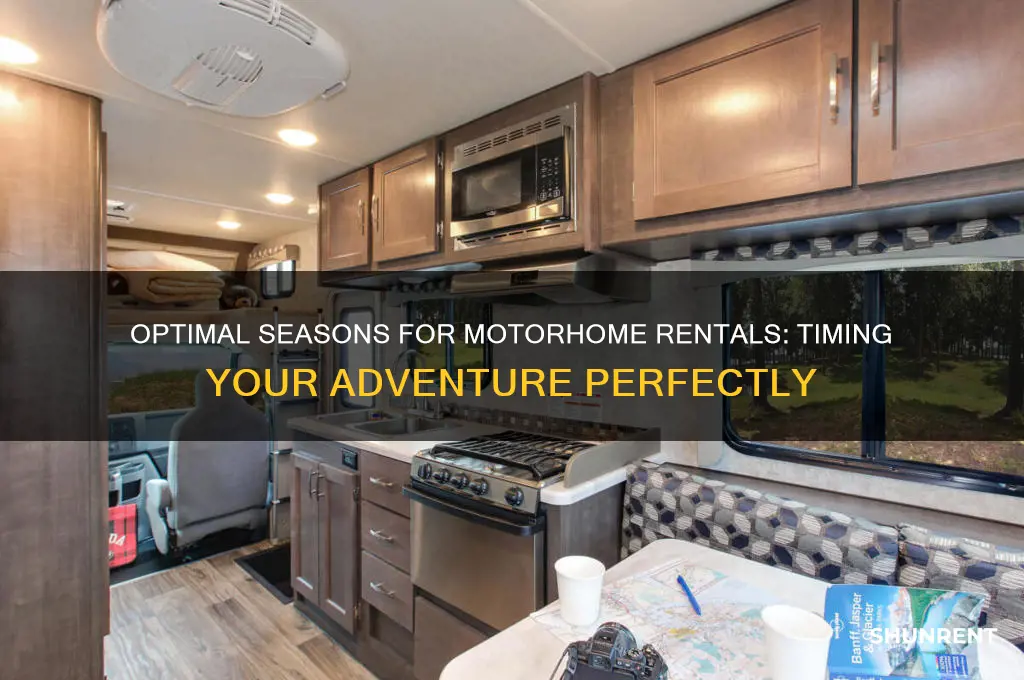 when is the best time to rent a motorhome