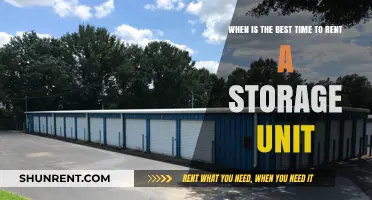 Optimal Timing for Renting a Storage Unit: A Comprehensive Guide