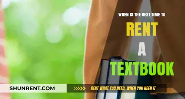 Optimal Timing for Renting Textbooks: Save Money and Study Smart
