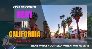 Optimal Timing for Renting in California: A Seasonal Guide