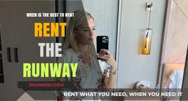 Perfect Timing: When to Rent from Rent the Runway