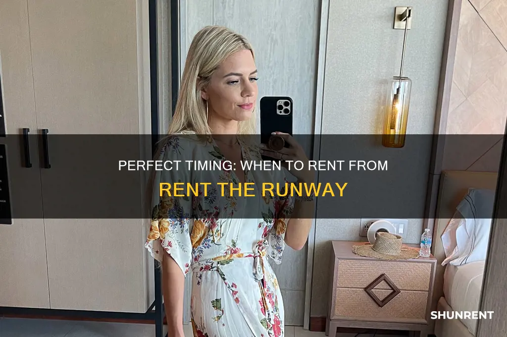 when is the best to rent rent the runway