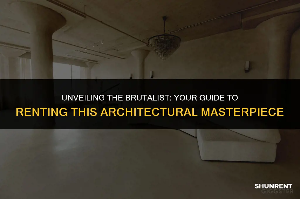 when is the brutalist available to rent