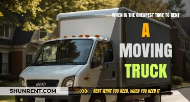 Save on Moving Costs: Discover the Cheapest Time to Rent a Truck