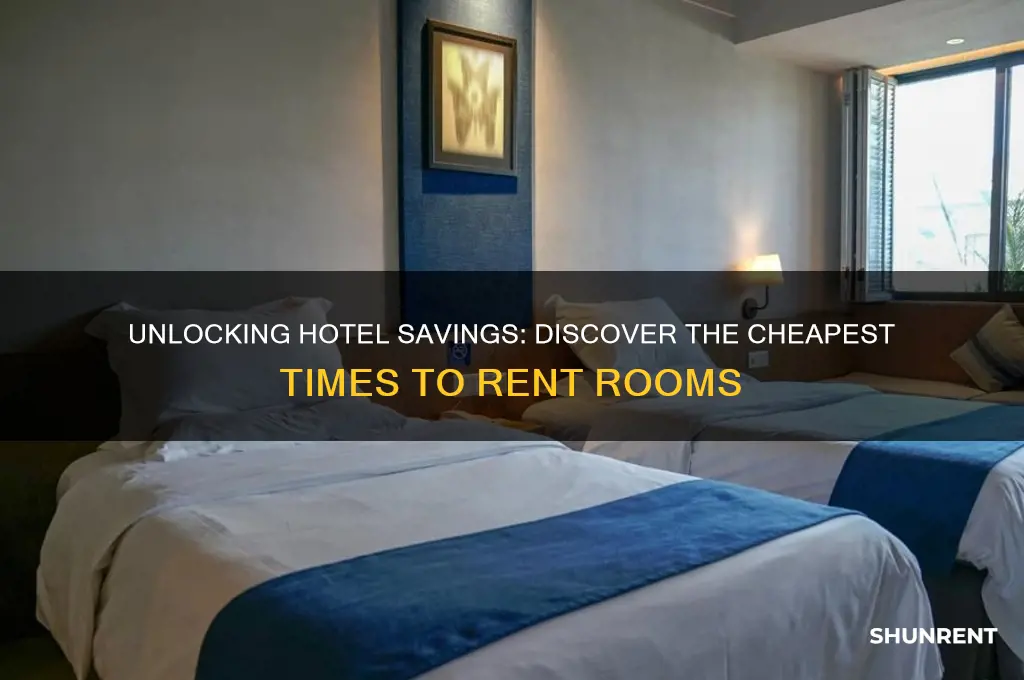 when is the cheapest time to rent hotels