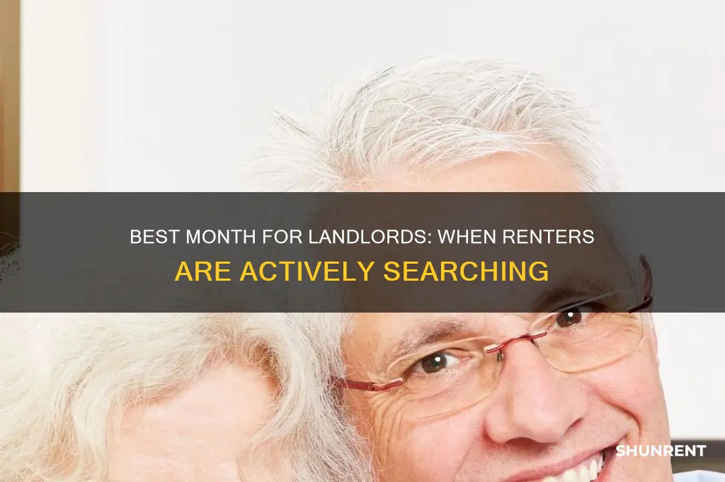 when is the easiest month to find a renter