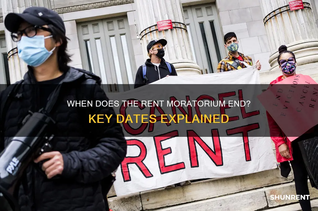 when is the end of the rent moratorium