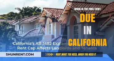 California Rent Due Dates: Understanding When Your First Payment is Due